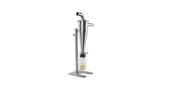 high-performance cyclone made of stainless steel 316L, incl. sample glass 1 litre