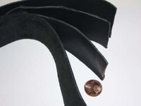 Thick, stiff leather